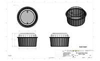 Kit Cookie Bowl Deep Black Large